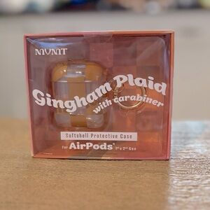 MVMT Gingham Plaid AirPods Case